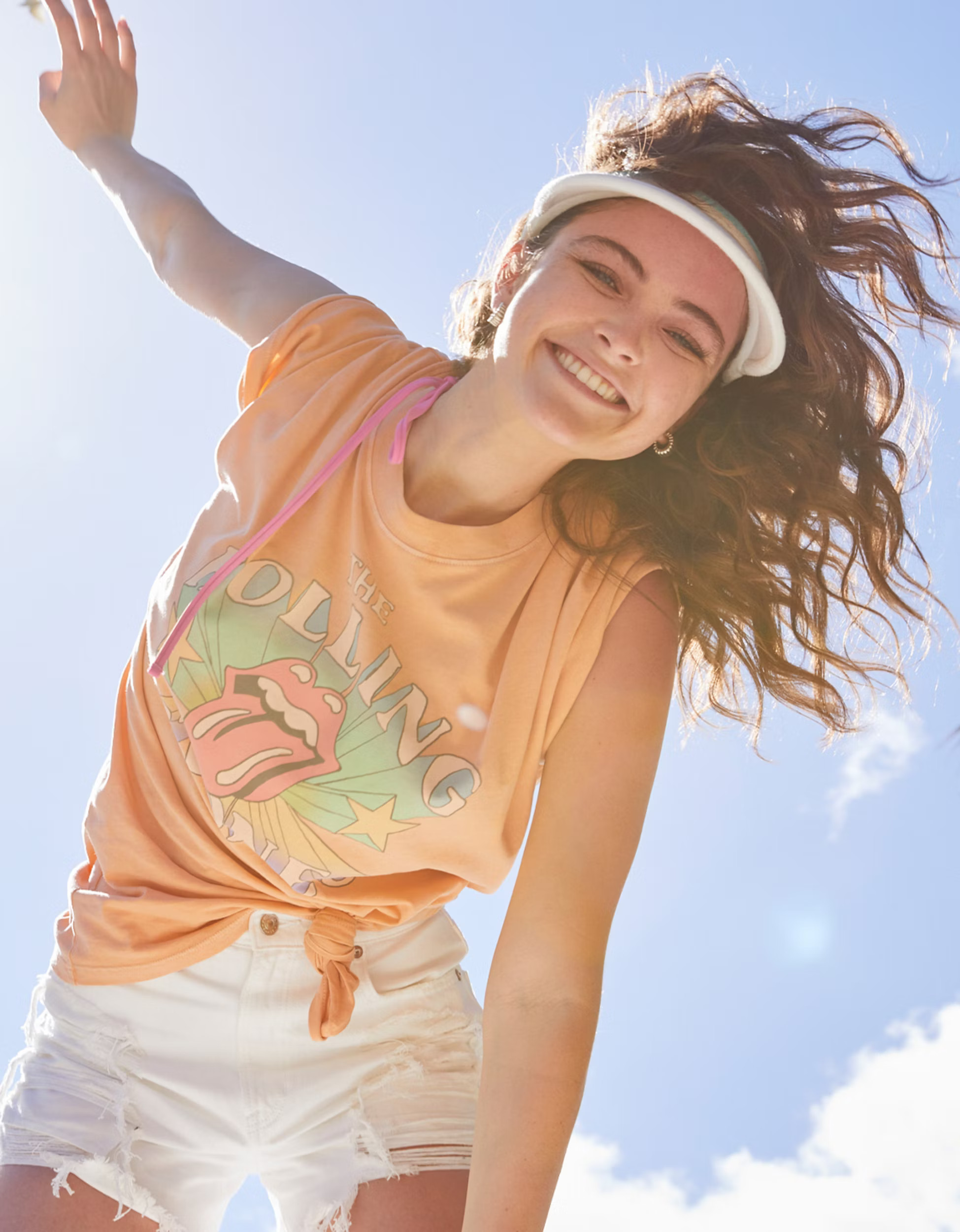 AE Oversized Rolling Stones Graphic Tee | American Eagle Outfitters (US & CA)