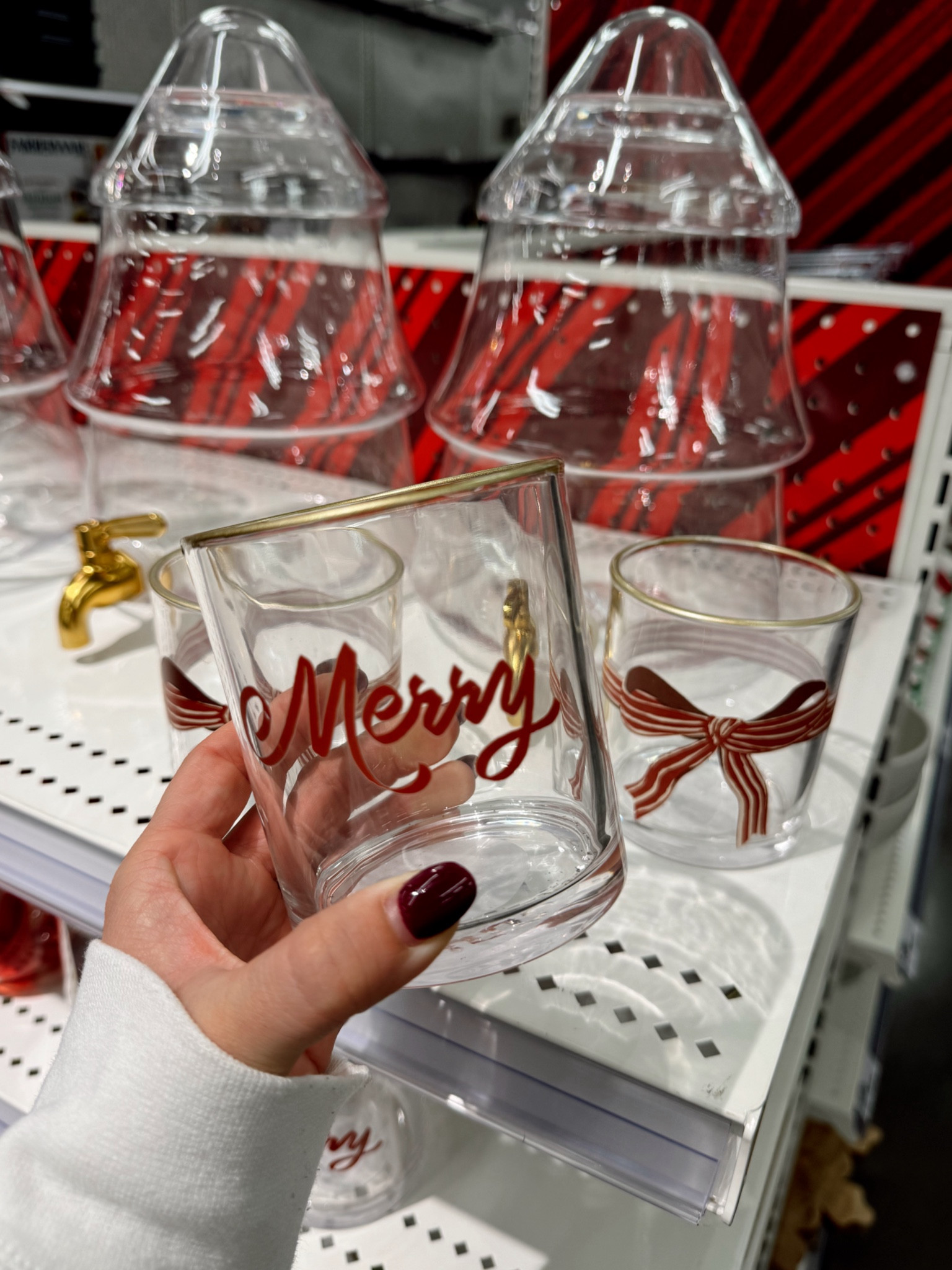 “Merry” glass tumbler & red holiday bow tumbler ❤️🎄🎅🏻 (linked all other holiday glass designs + dinnerware from this fun holiday collection!)

#LTKHoliday #LTKFindsUnder50 #LTKHome