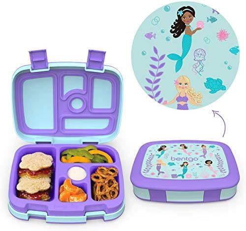 Bentgo Kids Prints Leak-Proof, 5-Compartment Bento-Style Kids Lunch Box - Ideal Portion Sizes for... | Amazon (US)