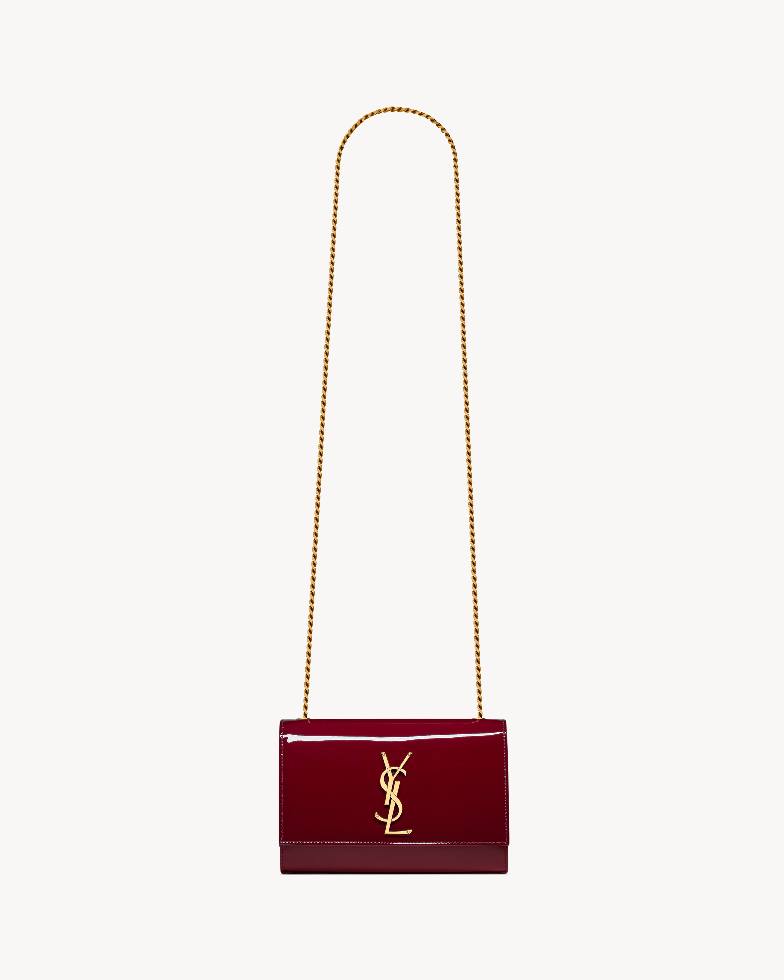 Saint Laurent Kate Small In Patent Leather - Red - Women - One Size | Saint Laurent Inc. (Global)
