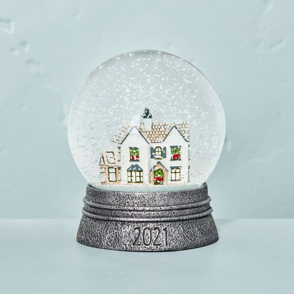 Seasonal 2021 Cottage Snow Globe - Hearth & Hand™ with Magnolia | Target