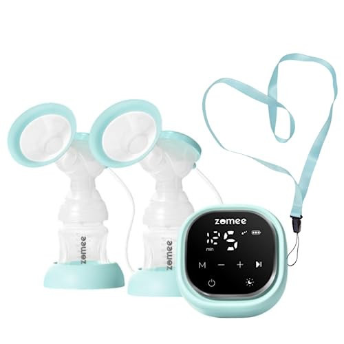 Zomee Z2 Double Electric Breast Pump – with Expression, Massage, and 2-Phase Modes - Hospital Grade Rechargeable, Portable, Hands Free Wearable Breast Pump | Amazon (US)