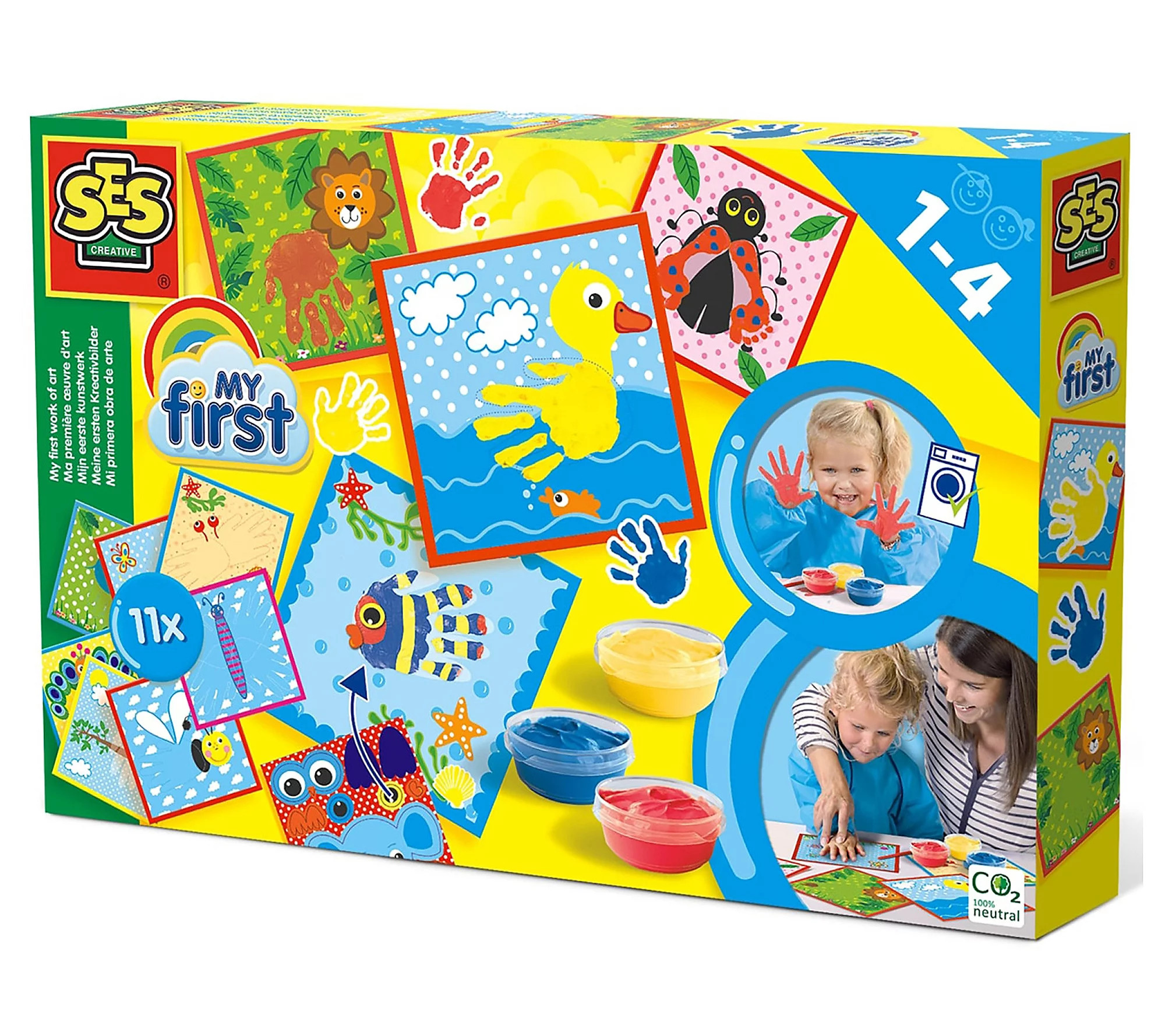 SES Creative My First Work of Art Toddler Painting Set | QVC