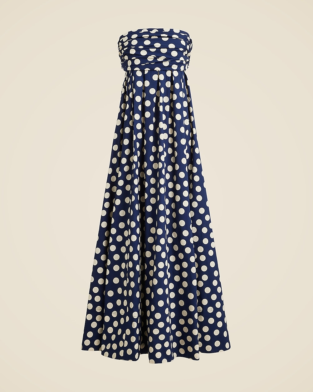 Collection strapless bow-back maxi dress | J. Crew US