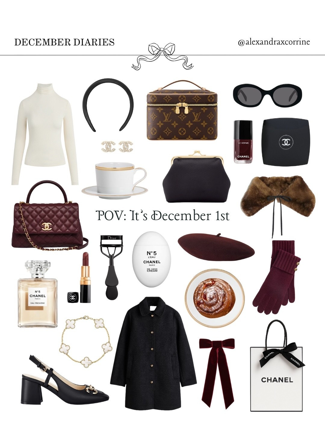 It is officially December 1st & it’s time to celebrate, the chic way ☕️🧣🌲

#december1st #winteraesthetic #christmasseason #moodboardaesthetic #pinterestinspo 

[ Ralph Lauren Christmas aesthetic, Frank Sinatra winter style, preppy chic holiday season, classic Christmas style, cozy winter aesthetic, luxury glamorous Christmas aesthetic, Pinterest mood board aesthetic ]

#LTKHoliday #LTKSeasonal #LTKootd