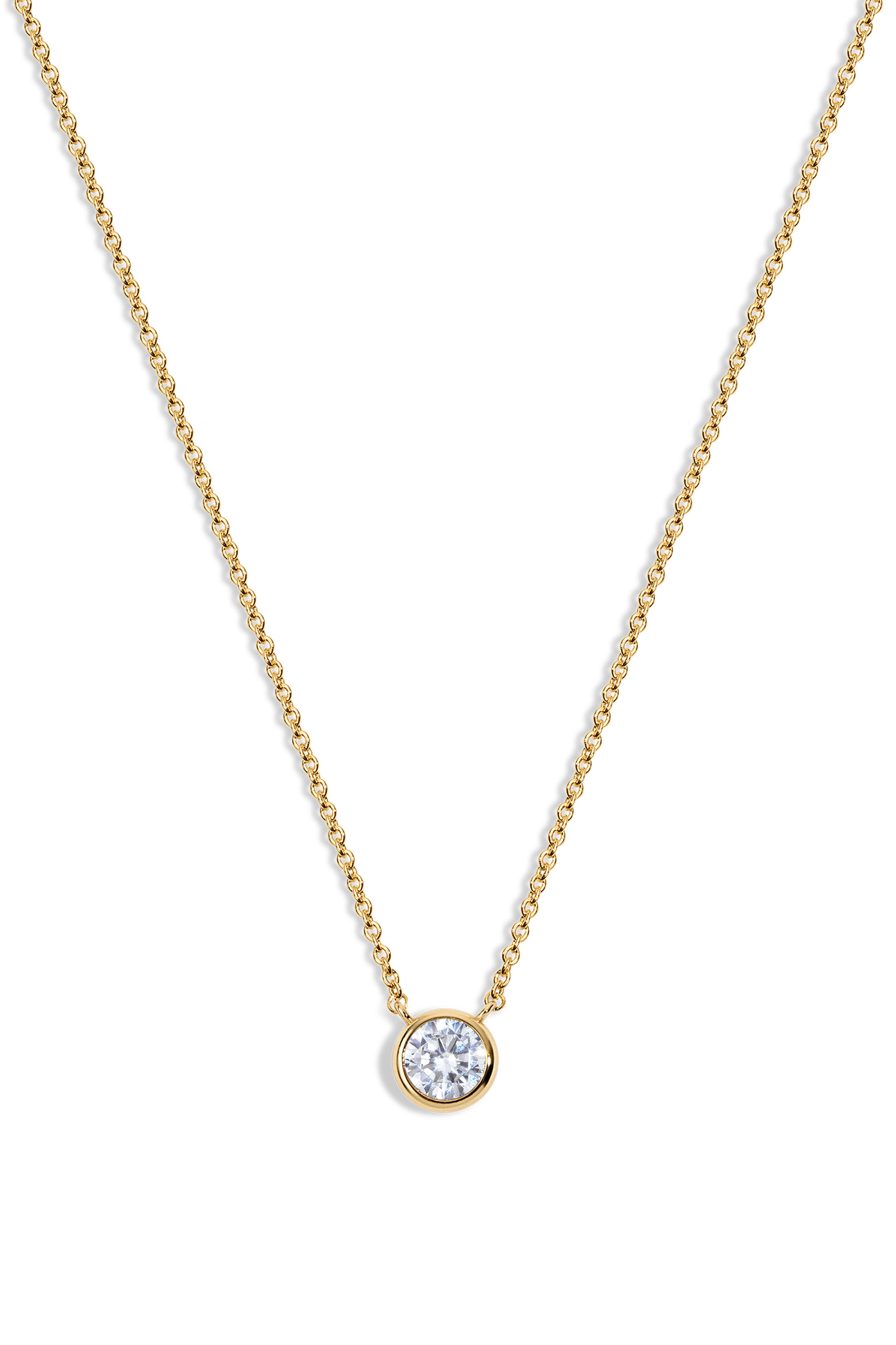Electric Picks Coco Round Cubic Zirconia Pendant Necklace (Women) | Nordstrom | Nordstrom