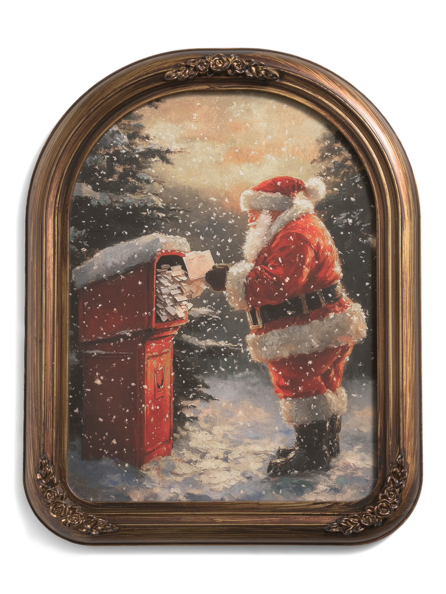 16x20 Santa Put Gift Arch Wall Art | Marshalls