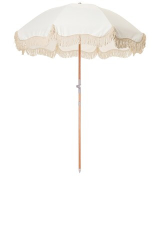 business & pleasure co. Premium Beach Umbrella in White | FWRD 