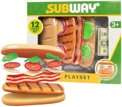 Subway Sandwich Playset (12 Piece Set) | Amazon (US)