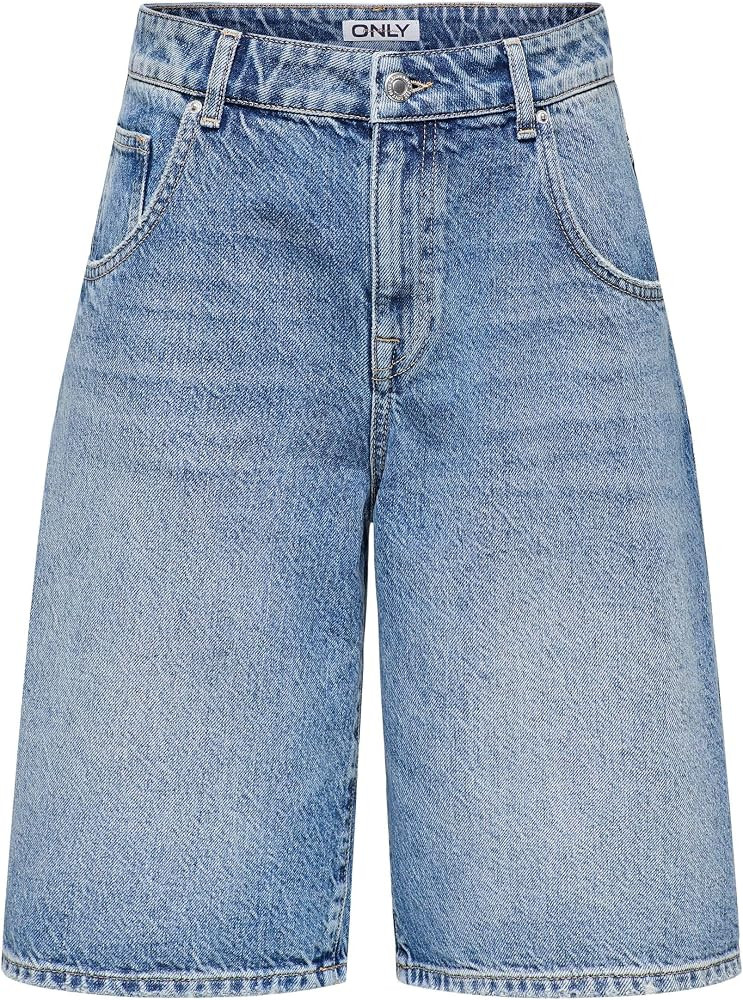 ONLY Female Jeans-Shorts ONLMATE Mittlere Taille Baggy Fit 5-Pocket-Shorts | Amazon (DE)