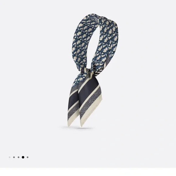 DIOR OBLIQUE DIORTWIN 70 SQUARE SCARF | Poshmark