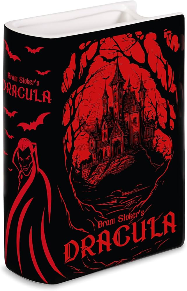 Steel Mill & Co Original Large Book-Shaped Decorative Vase, Ceramic Vases for Fall Home Decor, Cu... | Amazon (US)