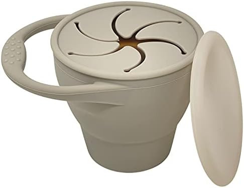 BraveJusticeKidsCo | Snack Attack Snack Cup | Collapsible Silicone Snack Container | Toddler and ... | Amazon (US)