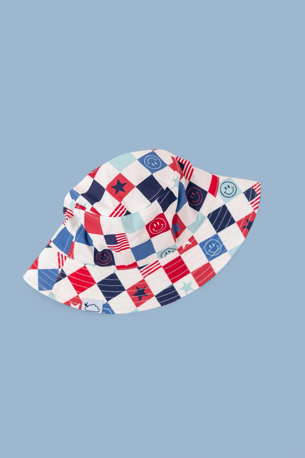 HOME OF THE FREE CHECKERS DREAM BUCKET HAT | Dream Big Little Co.