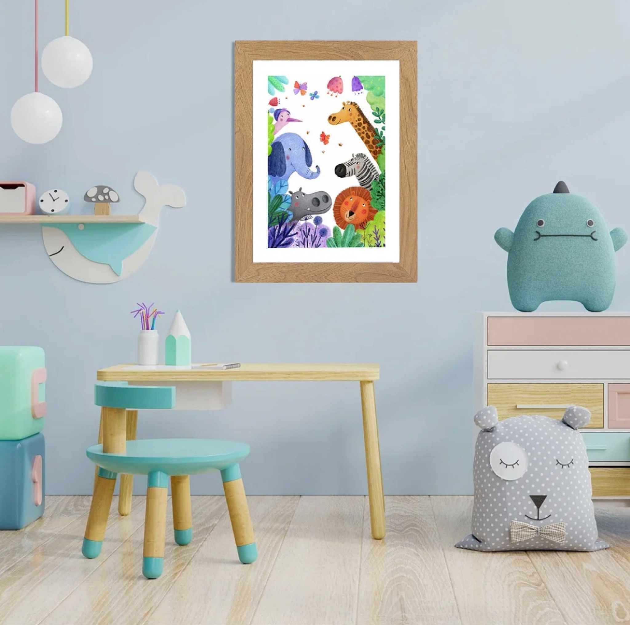 Looking for an easy way to display your littles artwork? This artwork frame is a super simple way to display & change them out easily! 