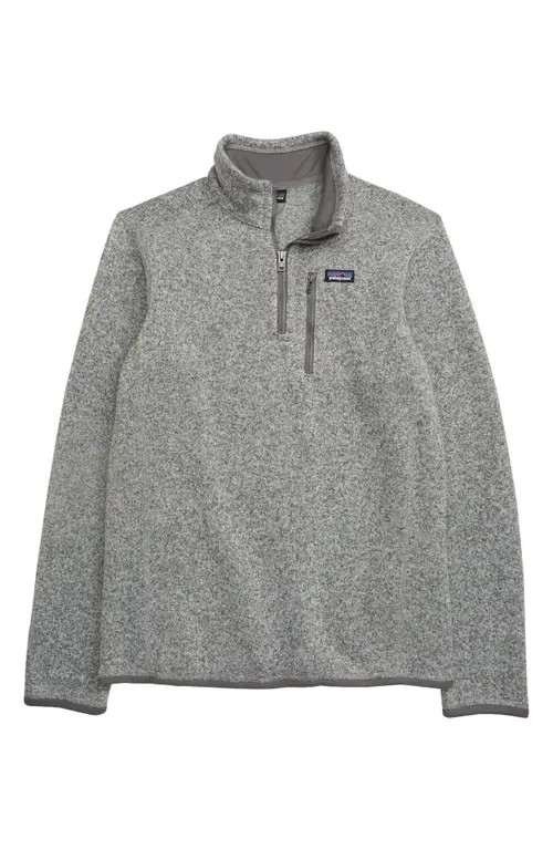 Patagonia Better Sweater® Quarter Zip Pullover in Stonewash at Nordstrom | Nordstrom