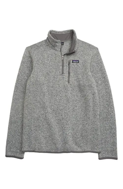 Patagonia Better Sweater® Quarter Zip Pullover in Stonewash at Nordstrom | Nordstrom