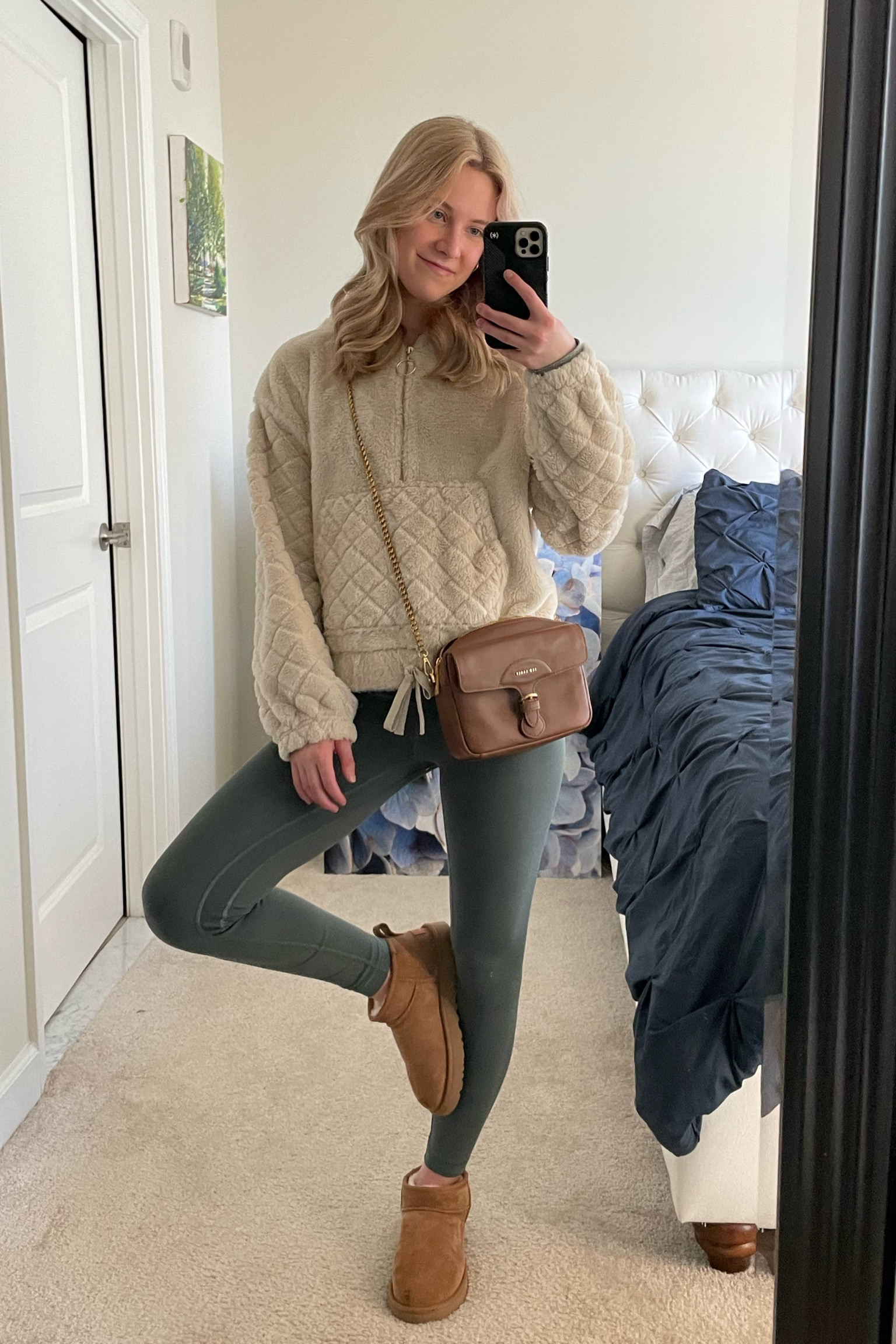 Size S in sweatshirt
Size 4 in leggings
Size 6 in uggs
#loungewear #athleticwear #athleisure #leggings #macys #lululemon #ugg #purse #bag

#LTKfitness #LTKSpringSale #LTKSeasonal