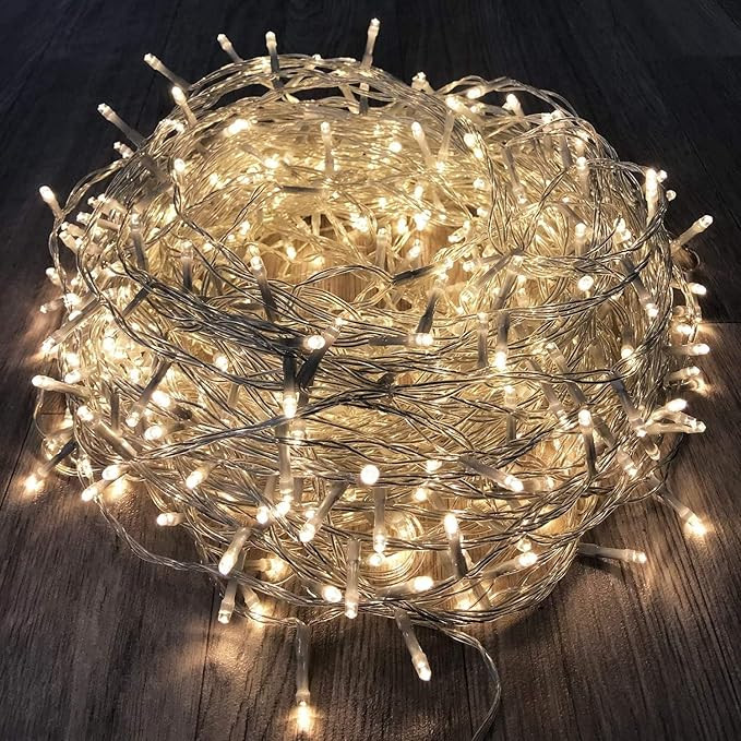KAQ 115FT 300LED String Lights Indoor/Outdoor, Super Bright Christmas Lights with 8 Modes, More D... | Amazon (US)
