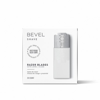 Bevel Men's Razor Blade Refills, Doubled Edge - 20ct | Target