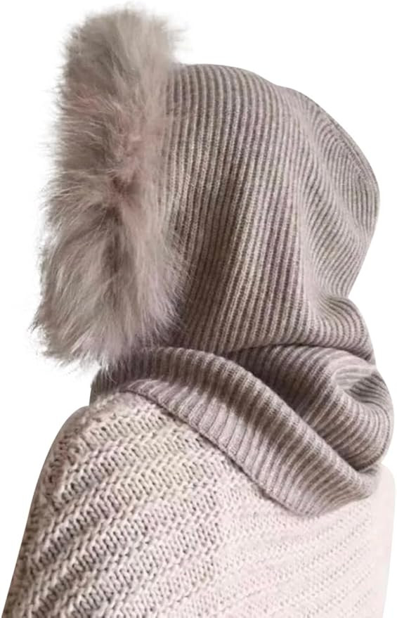 Cashmere Hooded Scarf hat Balaclava | Amazon (US)