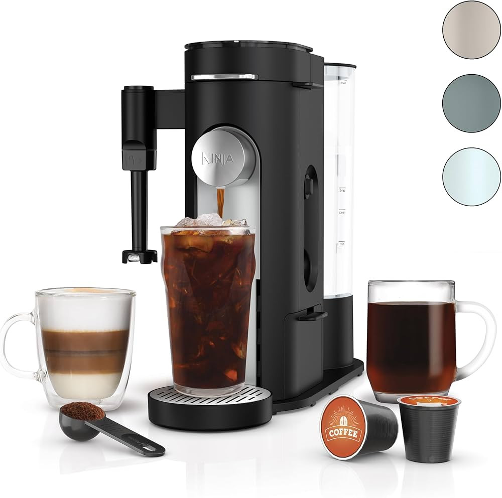 Ninja PB051 Pod & Grounds Specialty Single-Serve Coffee Maker, K-Cup Pod Compatible, Brews Ground... | Amazon (US)