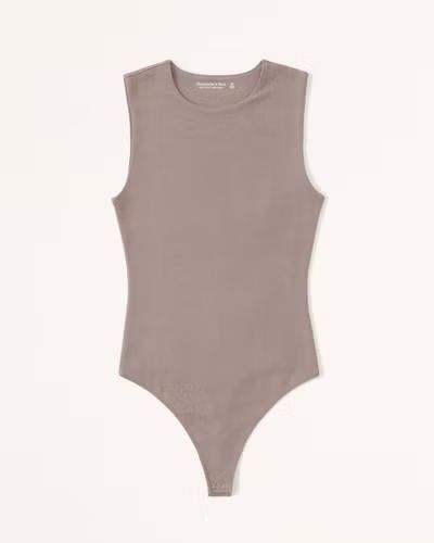 Women's Cotton Seamless Fabric Tank Bodysuit | Women's New Arrivals | Abercrombie.com | Abercrombie & Fitch (US)