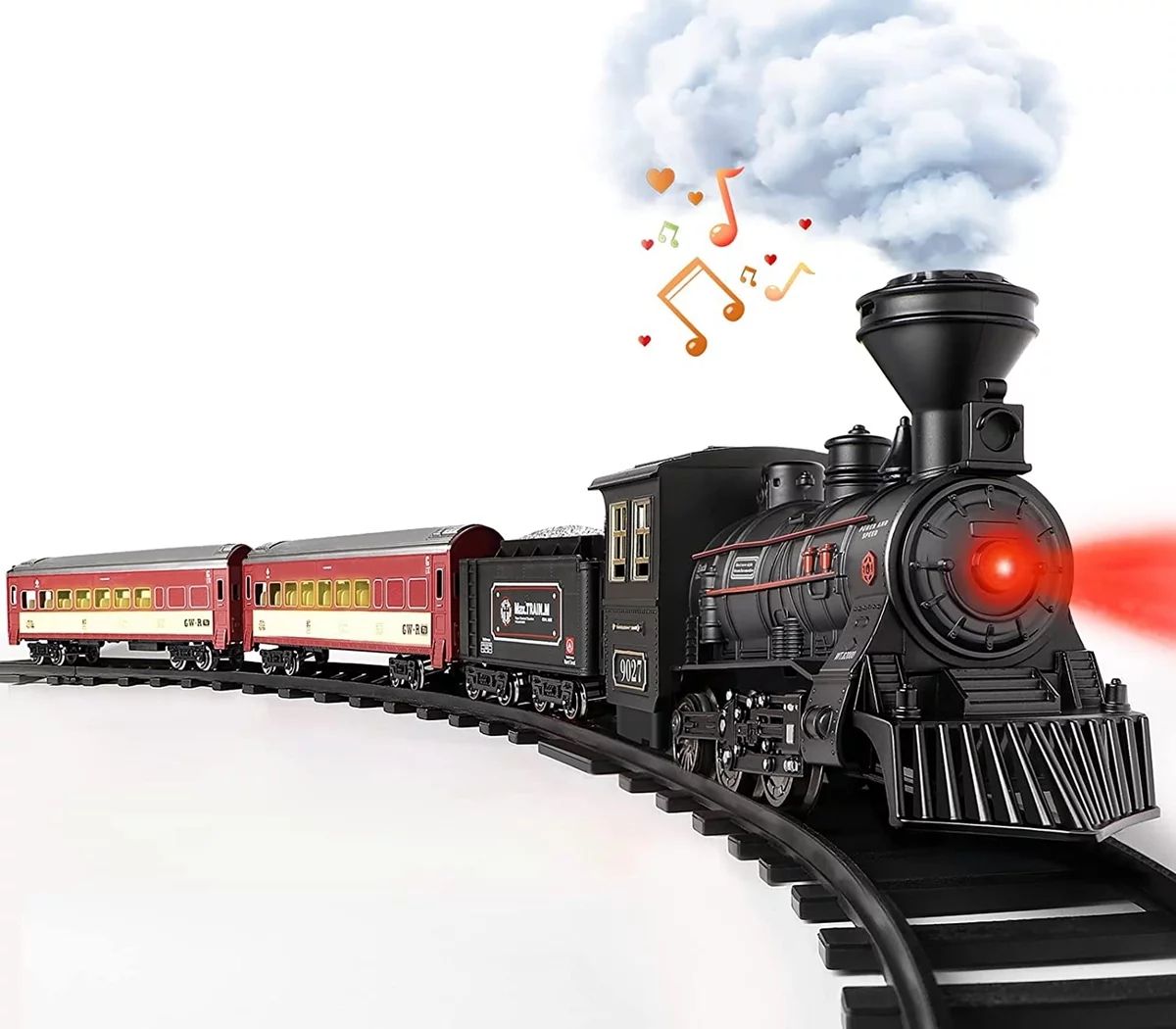 Freecat Train Set for Boys, Metal Alloy Electric Trains w/ Steam Locomotive,Passenger Carriages &... | Walmart (US)