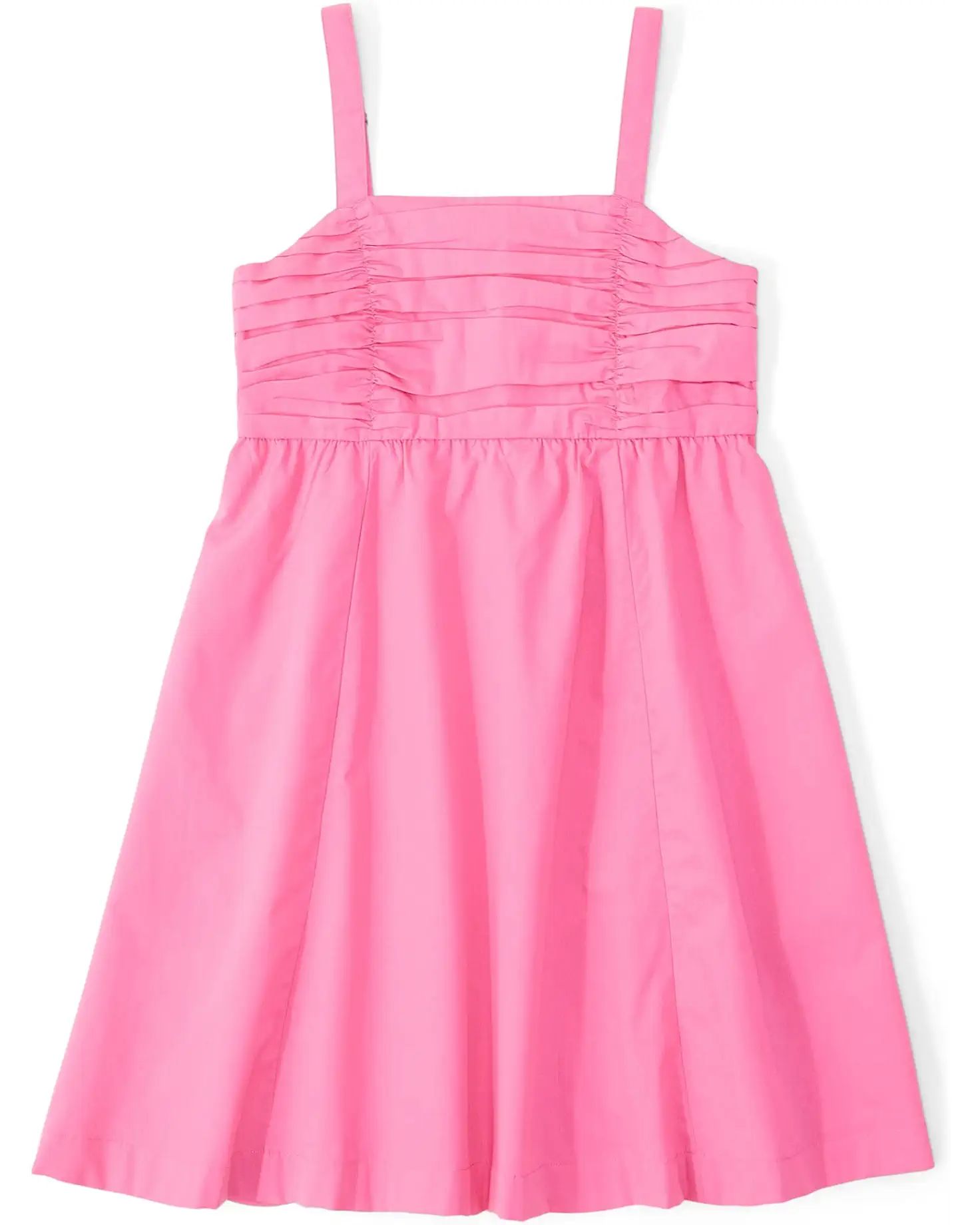 Bare Poplin Dress (Little Kids/Big Kids) | Zappos