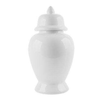 W Home 18-Inch Ginger Jar in White | Bed Bath & Beyond