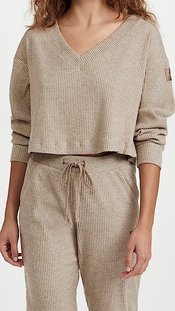 Muse Ribbed V Neck Pullover | Shopbop