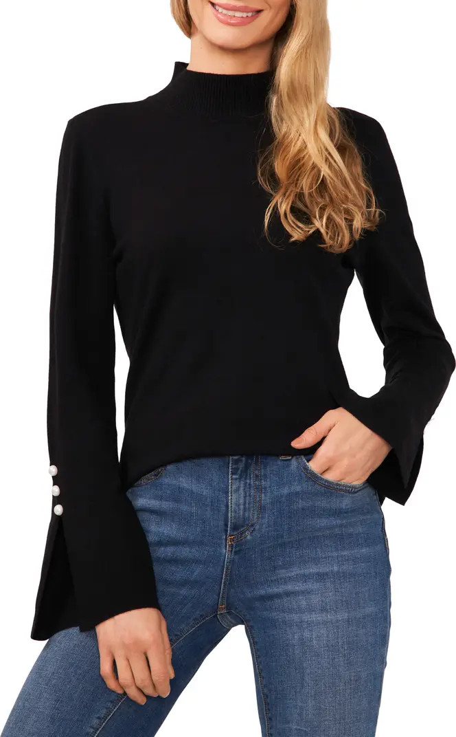 Imitation Pearl Cuff Sweater | Nordstrom