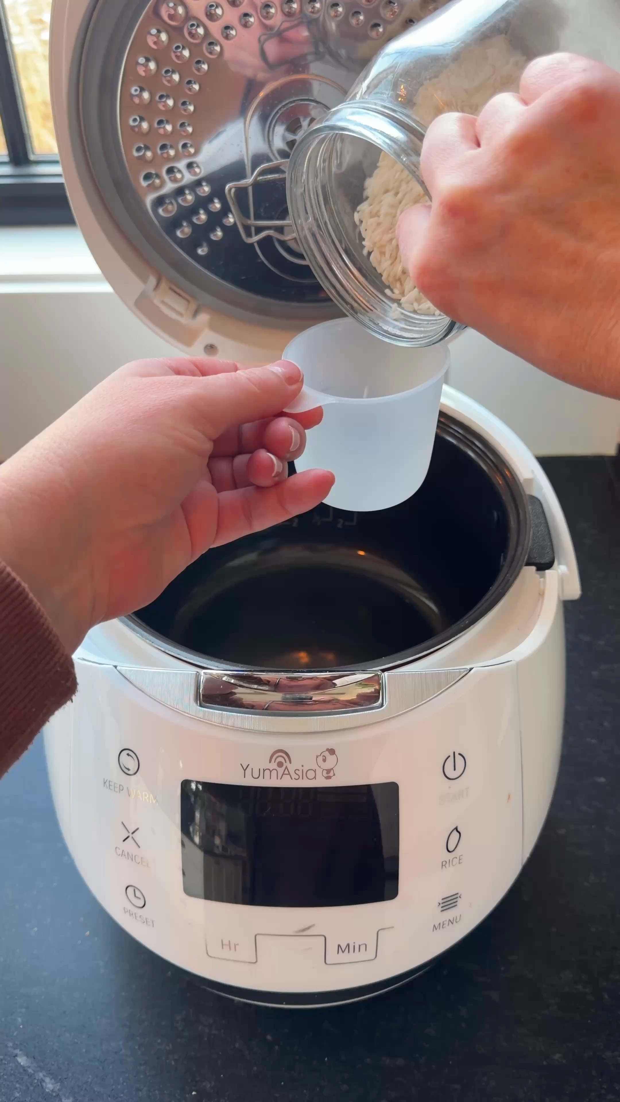 I put off buying a rice cooker for way too long because I thought a pot worked just fine. Turns out, having perfectly cooked rice every single time with basically no effort is pretty great.

It gets used constantly around here and makes dinner one less thing to think about. 

 #LTKmomlife #LTKvlog #LTKHome