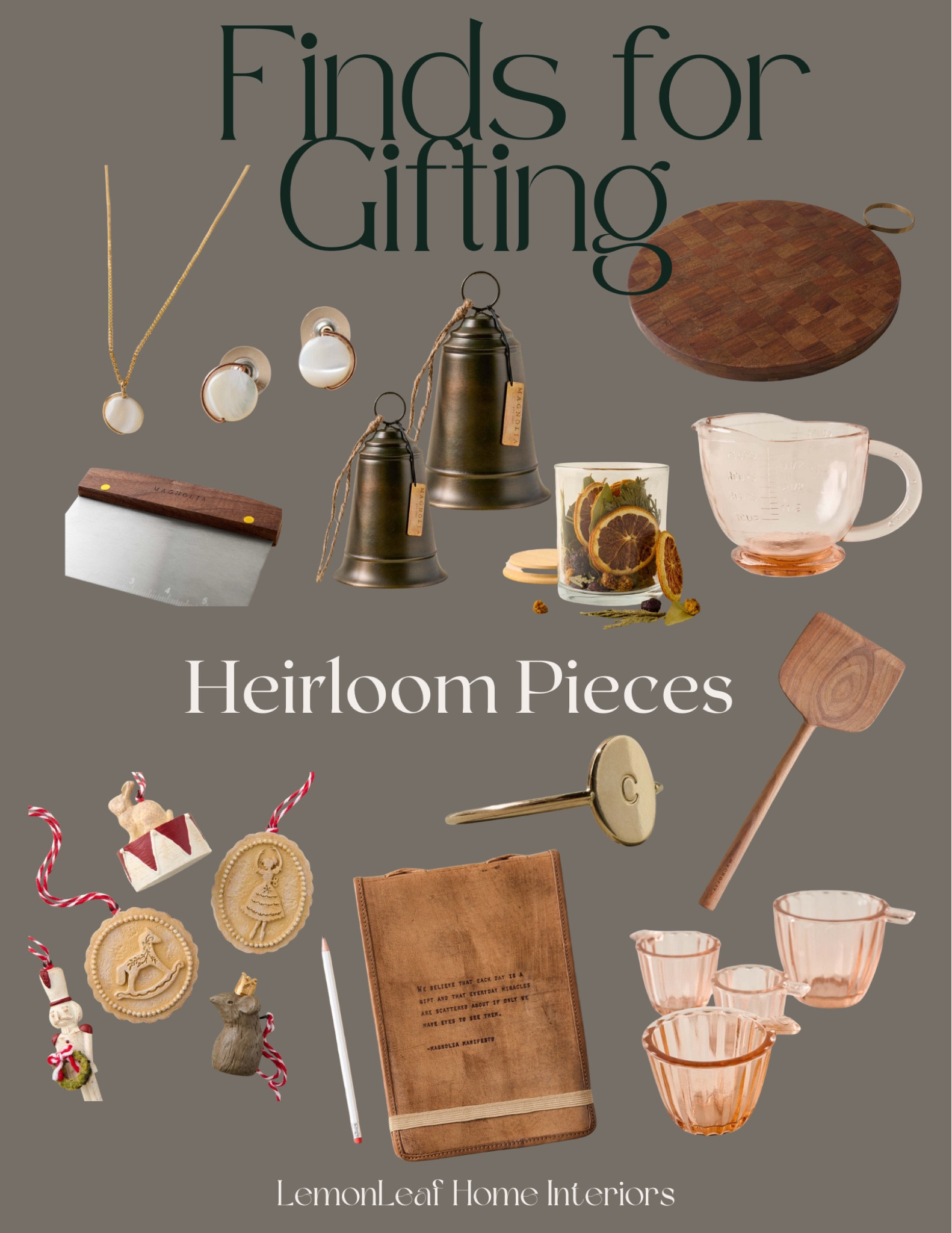 Gift guide for her. Special gifts from Magnolia Home. 


#LTKfindsunder100 #LTKGiftGuide #LTKhome
