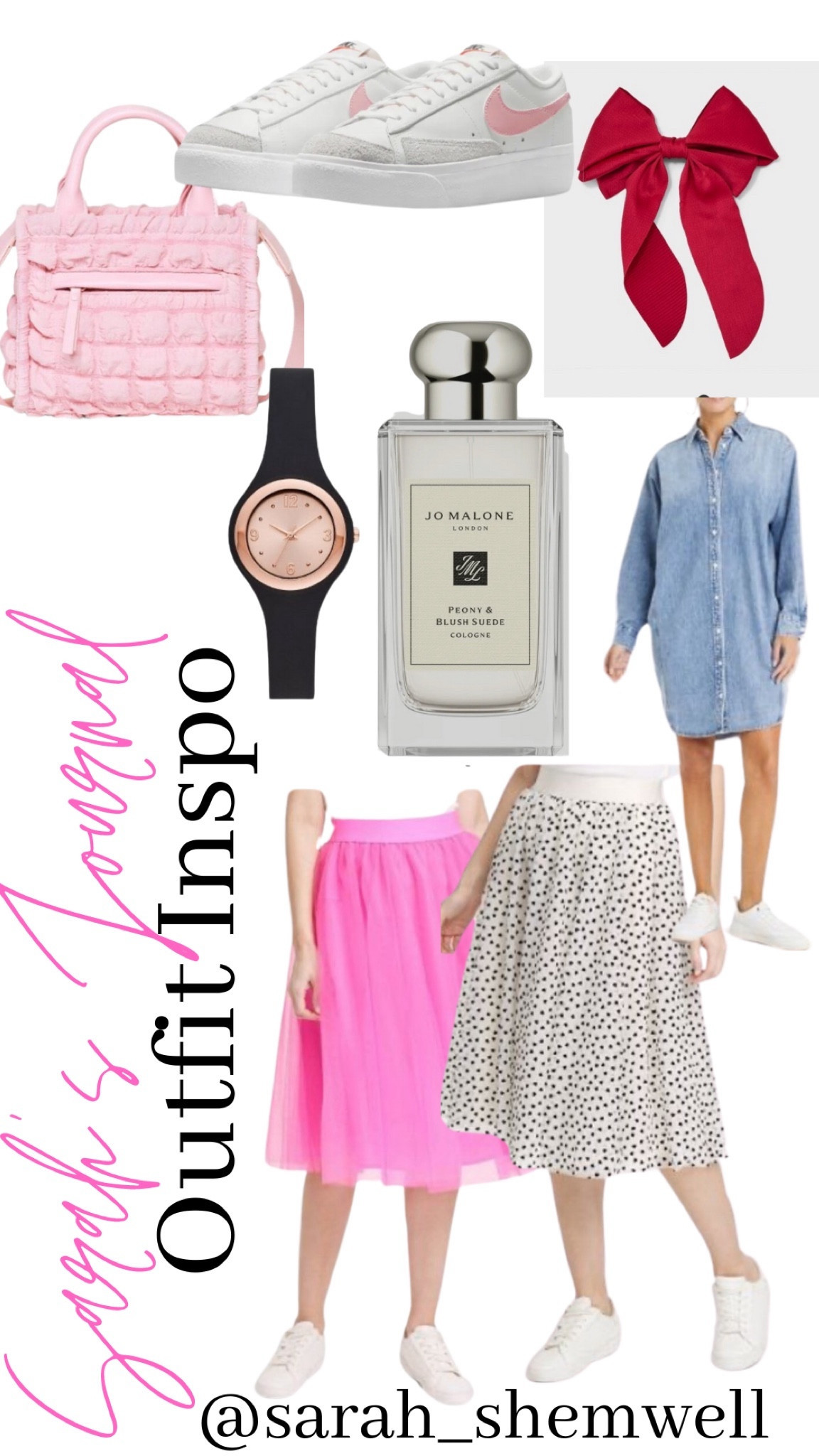 Valentines outfit. Outfit inspo. Vday. Pink. Skirt outfit. Jo Malone. Target style. 

#LTKfindsunder50 #LTKMostLoved #LTKSpringSale