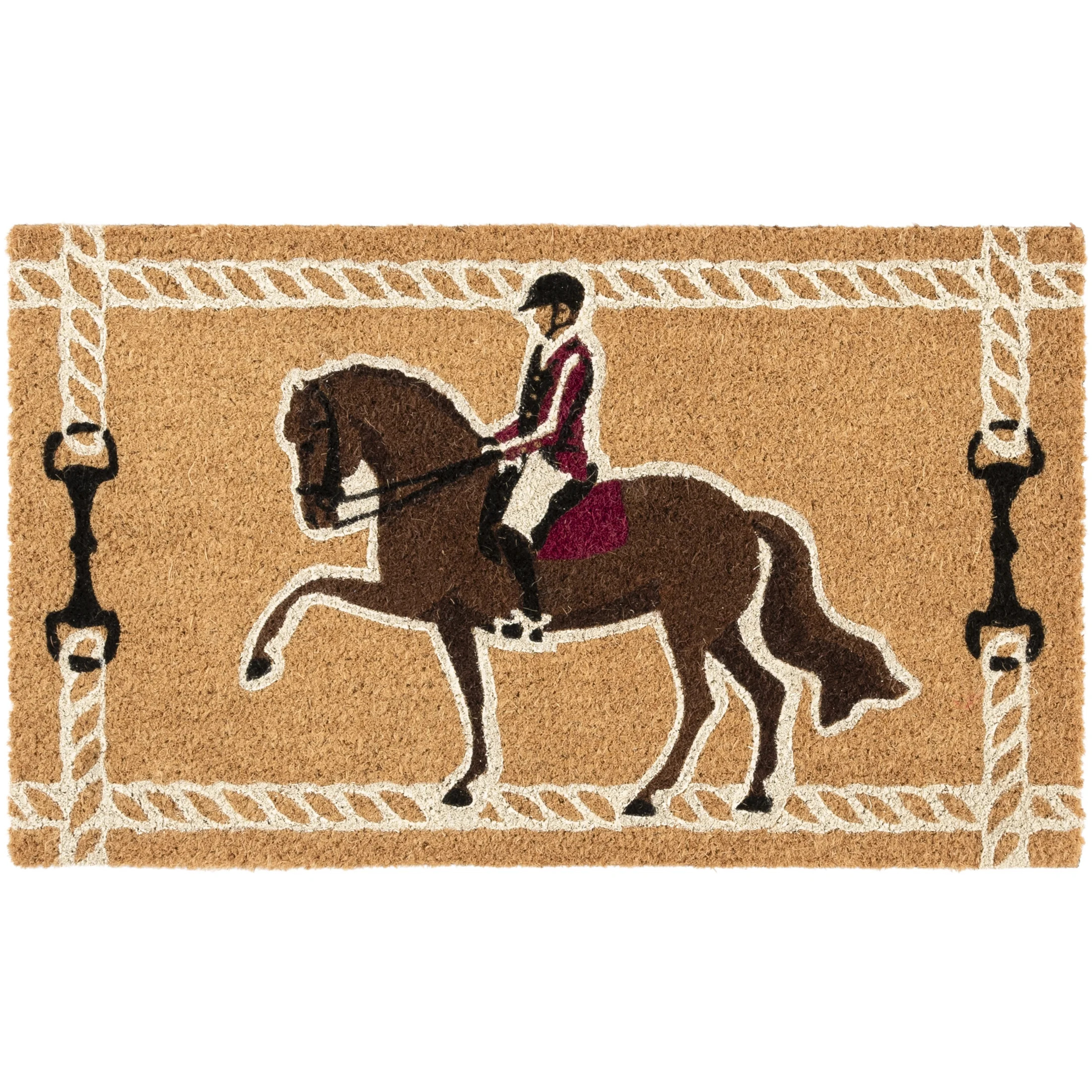 Way To Celebrate Equestrian Coir Outdoor Doormat, 18"x30" | Walmart (US)