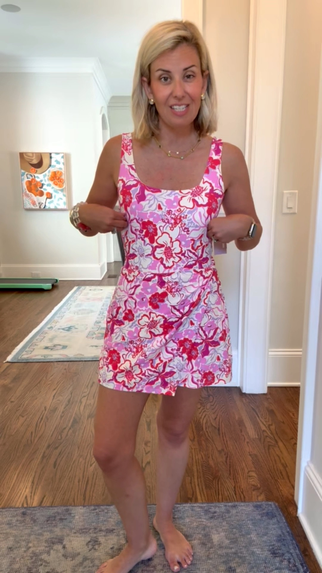 Stop what you are doing and go get this dress! Tar-jay is winning the athleisure game! I’m in a small. 
*Use Catherine20 at A+B

#LTKdayinmylife #LTKfitnessgoals #LTKmomlife