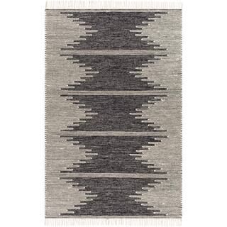Andreas Black/Cream 6 ft. x 9 ft. Indoor Area Rug | The Home Depot