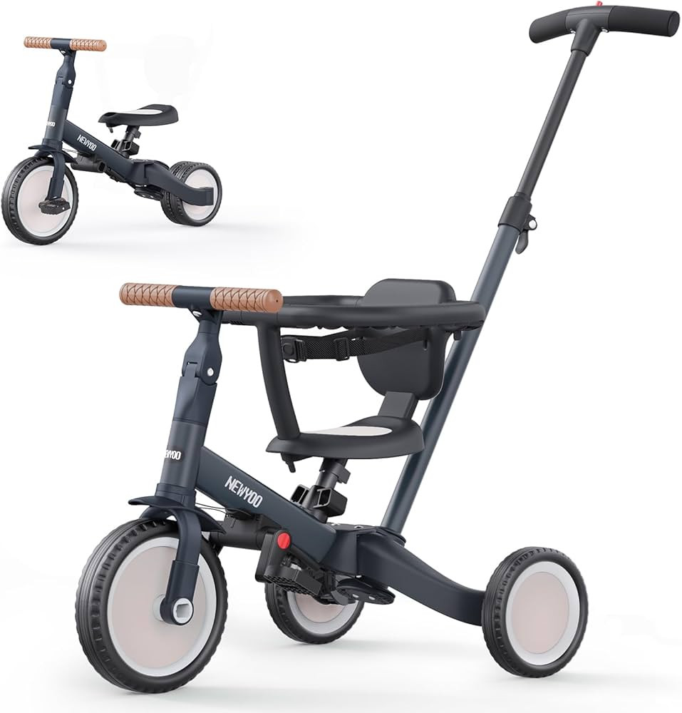 newyoo 5 in 1 Tricycles for 1-3 Year Olds, Baby Balance Bike, Christmas and Birthday Gift for Boy... | Amazon (US)