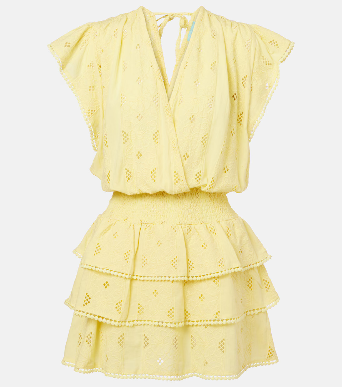 Jess crochet-trimmed cotton minidress | Mytheresa (US/CA)