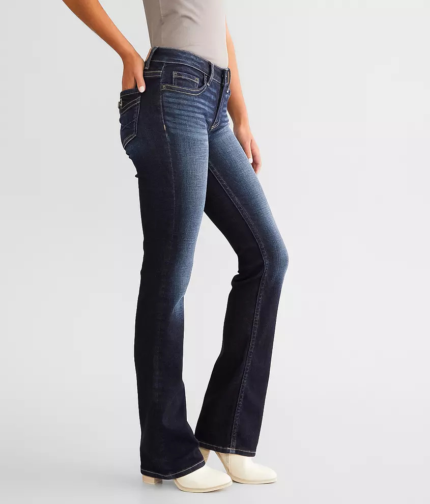 Stella Mid-Rise Tailored Boot Stretch Jean | Buckle