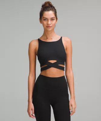 Cross-Band High-Neck Yoga Bra  Light Support, B/C Cup | lululemon (AU)