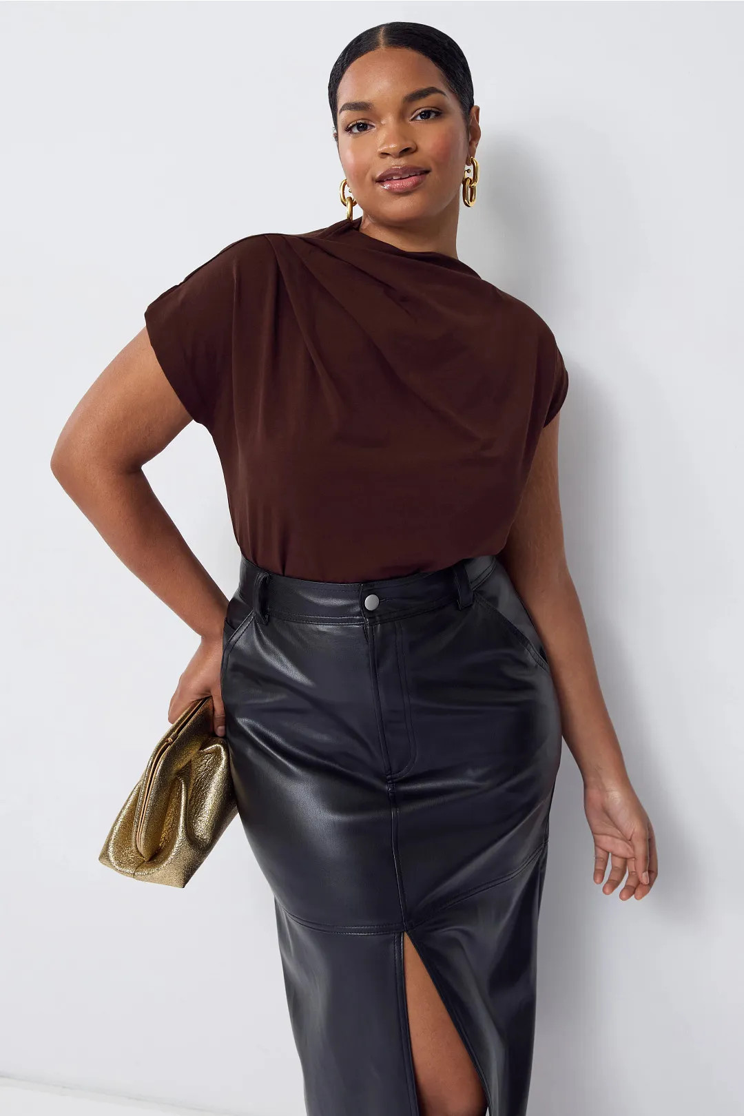 Kenny Asymmetric-Neck Tee | Rent the Runway