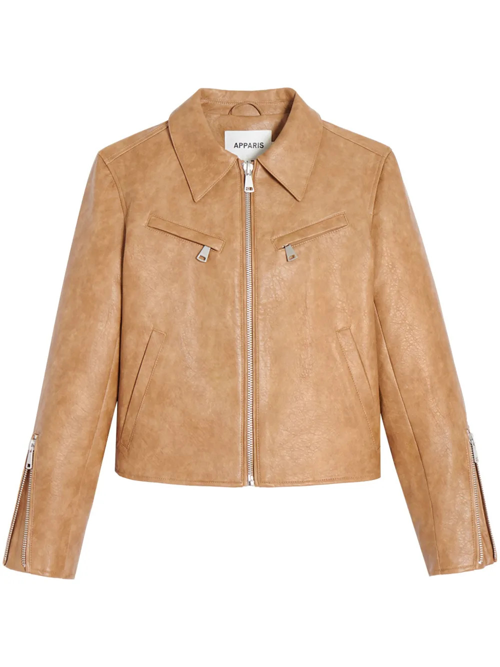 Shay faux-leather jacket | Farfetch Global