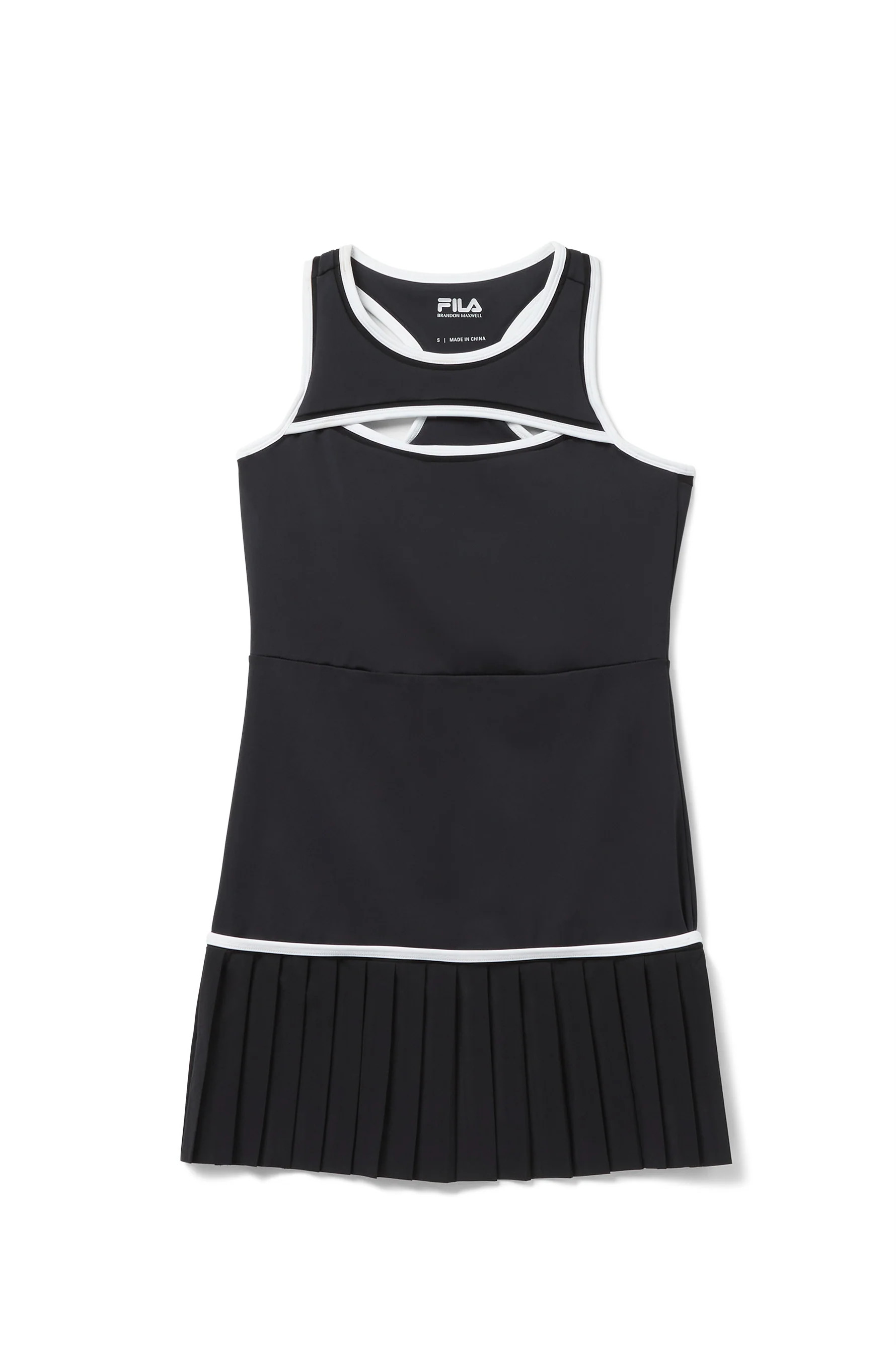 Pleated Racerback Dress | Bandier