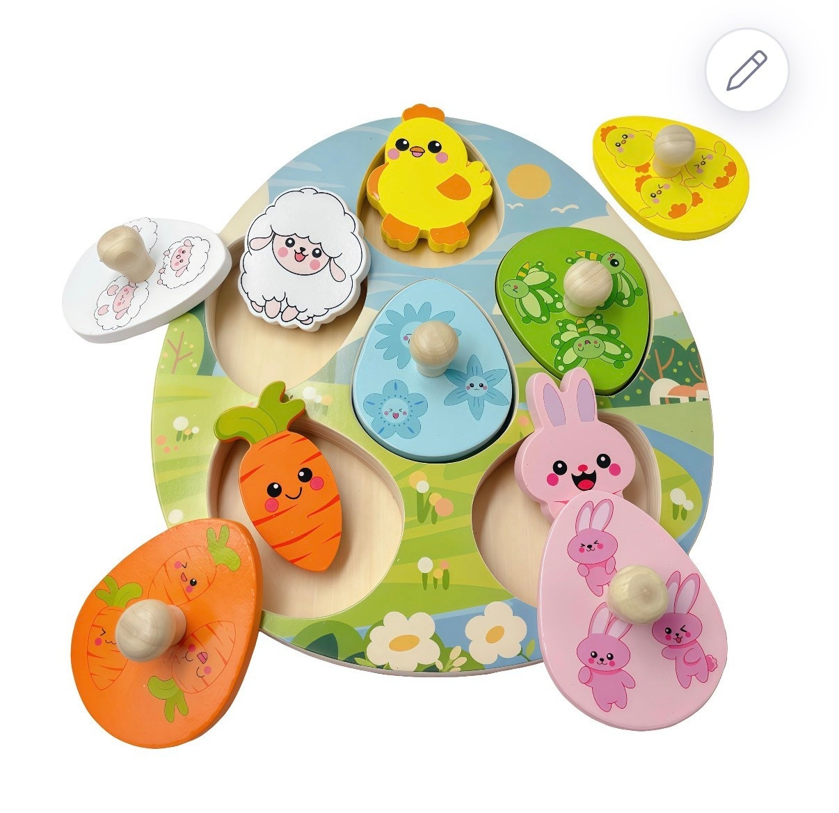 We have something similar in dinosaurs and my 2 year old is obsessed. This would be a great Easter basket gift! Or for an Easter themed morning basket or toy rotation 

#LTKdayinmylife #LTKmomlife #LTKKids