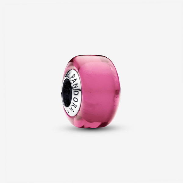 Pandora Pink Mini Murano Glass Charm | Pandora US