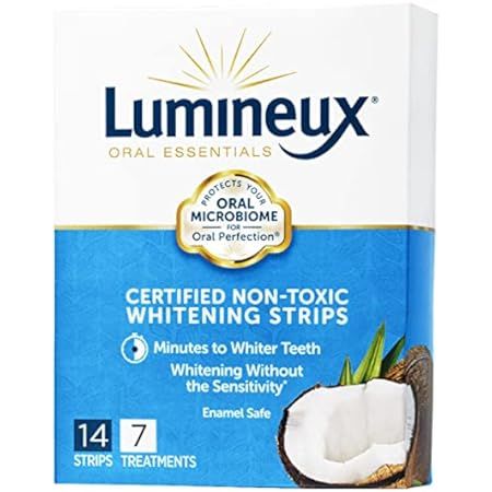 Lumineux Teeth Whitening Strips, 21 Treatments - Natural & Enamel Safe for Sensitive Teeth & Fresh B | Amazon (US)