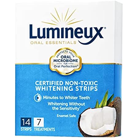 Lumineux Teeth Whitening Strips, 21 Treatments - Natural & Enamel Safe for Sensitive Teeth & Fresh B | Amazon (US)