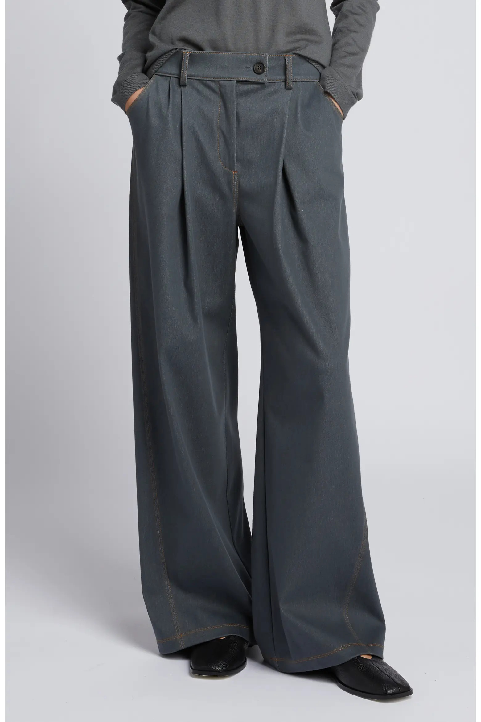 MM by Max Mara Sarta Pleated Wide Leg Pants (Women) | Nordstrom | Nordstrom